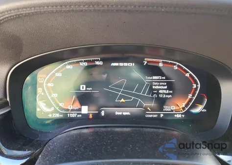 2020 BMW M550Xi z USA, uszkodzony, nr VIN WBAJS7C09LBN96671